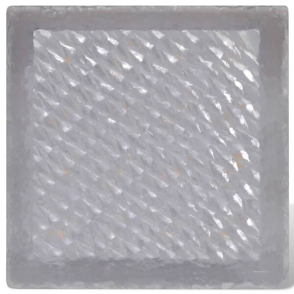 vidaXL LED осветителни тела за вграждане в земя, 12 бр, 100x100x68 мм