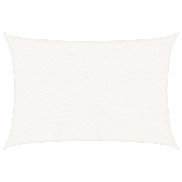 vidaXL Платно-сенник, 160 г/м&sup2;, бяло, 2,5x3,5 м, HDPE