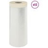 vidaXL Прахосмукачна кърпа с лепило 12 pcs Прозрачен 110 x 3300 см