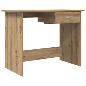 vidaXL Бюро Дъб 100 x 50 x 76 см Инженерна дървесина