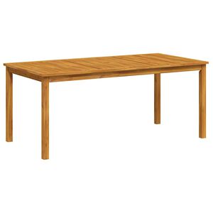 vidaXL Градинска трапезна маса, 180x90x75 cм, масив акациево дърво