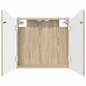 vidaXL Кабинет за дартборд Дъб сонома 56 x 12 x 63 см