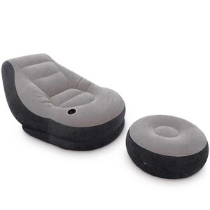 Надуваем стол с пуф Intex Ultra Lounge Relax 68564NP