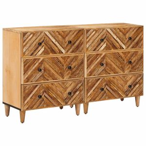 vidaXL Шкафове за съхранение 2 pcs Кафяво 60 x 33,5 x 75 см