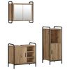 vidaXL Комплект шкафове за баня 3 бр. Дъб артизан 40 x 36 x 99,5 см