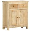 vidaXL Страничен шкаф, 65x30x75 см, мангово дърво масив