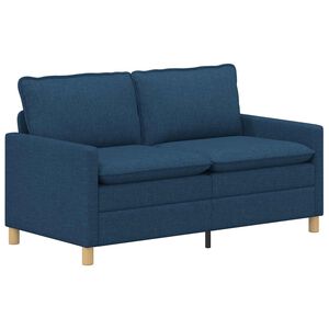 vidaXL Диван Синьо 156 x 81 x 87,5 см Текстил