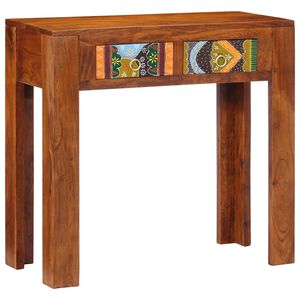 Конзолна маса vidaXL 80x35x75 cm Масивна дървесина Акация