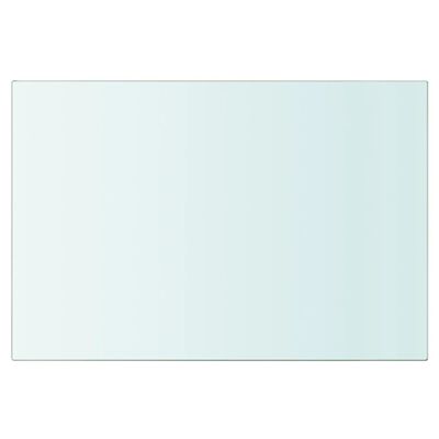 vidaXL Рафтове, 2 бр, панели прозрачно стъкло, 30x15 см
