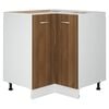 vidaXL Кухненски шкаф Lyon кафяв дъб 75,5x75,5x81,5 см инженерно дърво