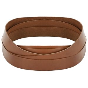 vidaXL Кожен ремък 1 Кафяво 200 x 3,5 см Кожа
