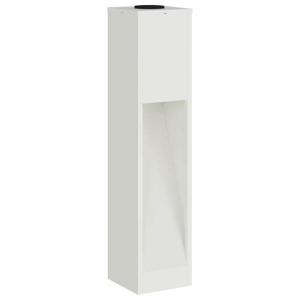 vidaXL Слънчев LED светлинен указател 2 pcs Бяло