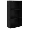 vidaXL Рафт за книги 60 x 30 x 114 см Инженерна дървесина Черния дъб