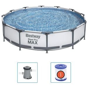 Bestway Steel Pro MAX Комплект плувен басейн 366x76 см