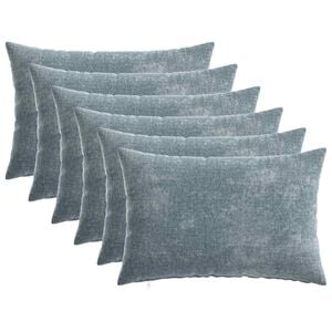 vidaXL Калъфка за възглавница 6 pcs HEERLEN Светлосиньо 30 x 50 cm