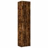 vidaXL Тесен шкаф, опушен дъб, 50x42,5x225 см, инженерно дърво