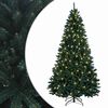 vidaXL Изкуствено коледно дърво с хингед 240 см 300 LED светодиода