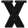 vidaXL Крака за масичка за кафе, X-образни, 2 бр., черни, 40 x (30-31) см, стомана