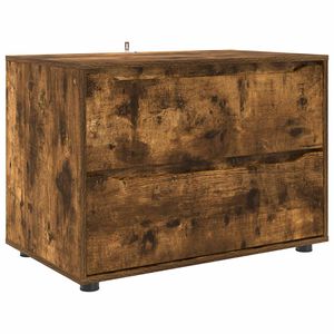 vidaXL Шкаф за съхранение 80 x 48 x 57 см Инженерна дървесина