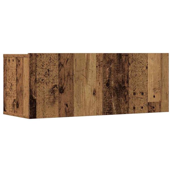 vidaXL Комплект ТВ шкафове за стенен монтаж 7 части, инженерно дърво