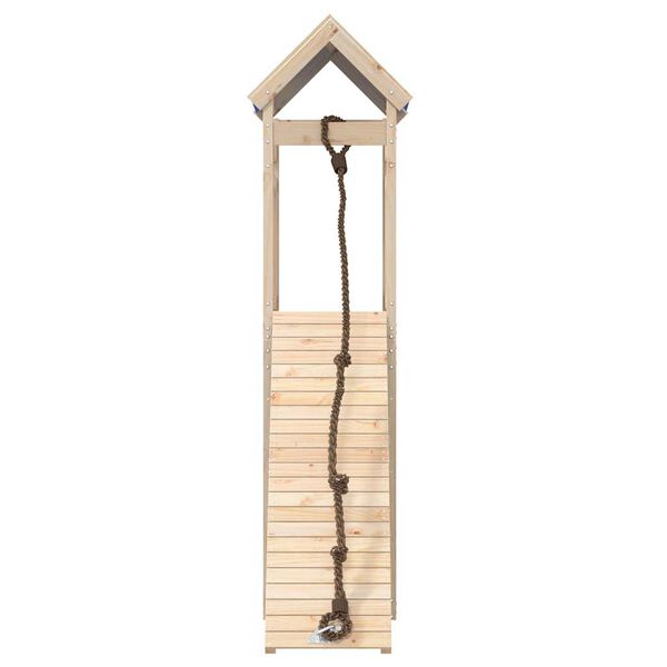 vidaXL Комбинирано детско съоръжение за игра на открито, бор масив