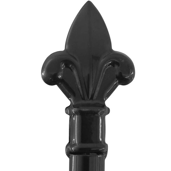 vidaXL Двойна градинска врата със заострени върхове, 400x199,5 см