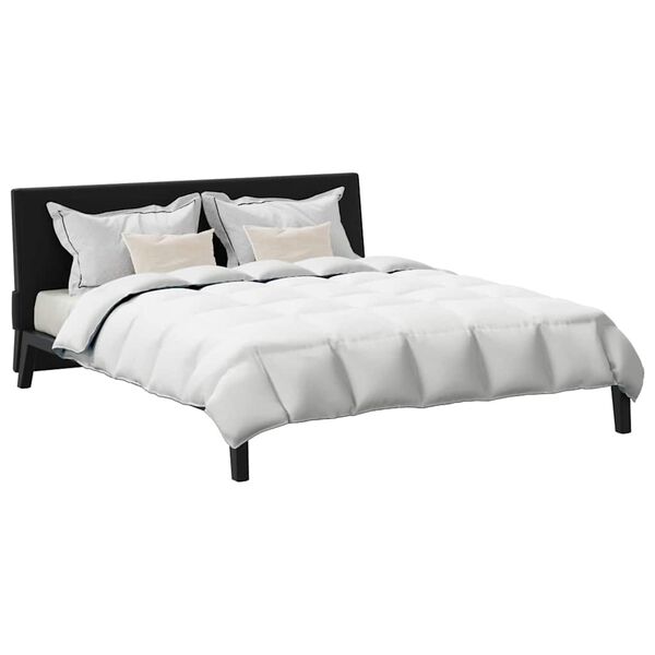 vidaXL Зимен юрган с възглавница 3 pcs Бяло Пухени пера