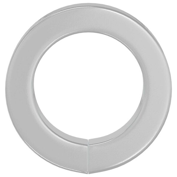 vidaXL Пружинна шайба 2 pcs Бяло 13 x 1 мм Желязо