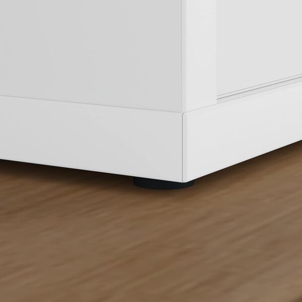 vidaXL Подложки за крака на мебел 12 pcs Черно &Oslash; 14 x 4 мм EVA