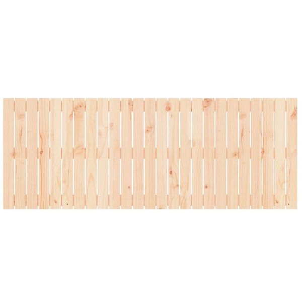 vidaXL Стенна табла за спалня, 159,5x3x60 см, борово дърво масив