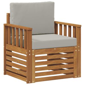 vidaXL Комплект дивани за открито Естествен 71 x 63 x 73 см