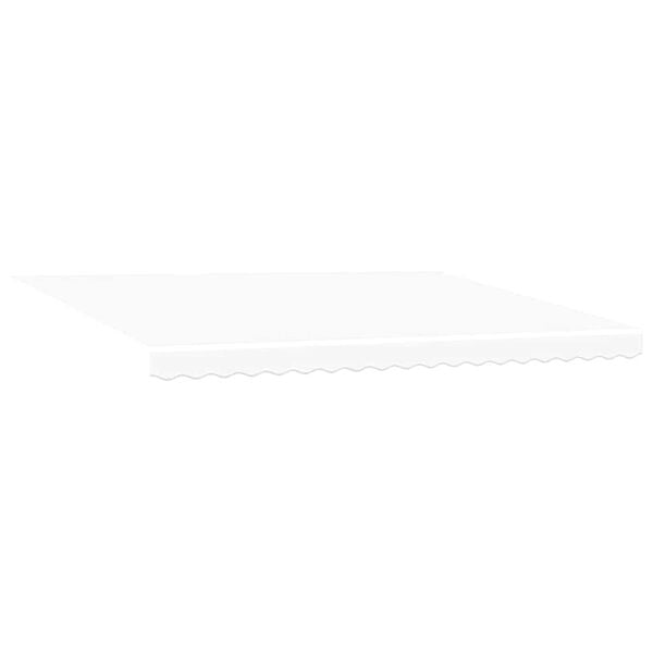 vidaXL Сенник Бяло 450 x 300 x 165 см Полиестер и метал