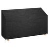 vidaXL Калъф за градинска пейка 12 отвора 210x70x70/88 см полиетилен