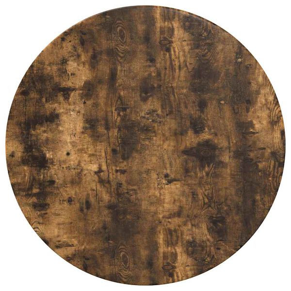 vidaXL Топ за маса Опушен дъб 70 x 70 x 1,5 cm Инженерно дърво