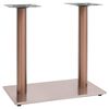 vidaXL Крак за бистро маса, месинг, 70x40x72 см, неръждаема стомана