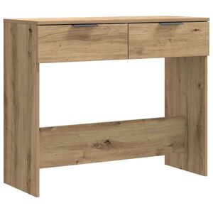 vidaXL Конзолна маса, дъб артизан, 90x36x75 см, инженерно дърво