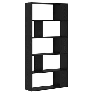 vidaXL Шкаф за книги 80 x 24 x 159 см Инженерна дървесина Черния дъб