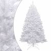 vidaXL Изкуствена коледна елха с шарнири и флокиран сняг 120 см