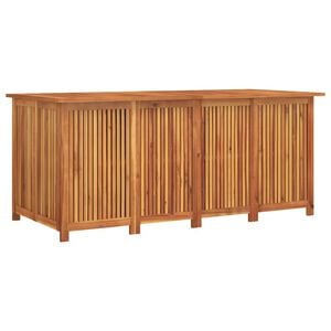 vidaXL Градинска кутия за съхранение 175x80x75 см акациево дърво масив