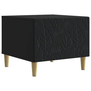 vidaXL Масичка за кафе Черно 50 x 49 x 40 см Инженерна дървесина