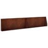 vidaXL Задържащи стени 2 бр. 100 x 12 x 30 см Кортенова стомана
