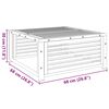 vidaXL Градинска маса 68x68x30 см масивна акация