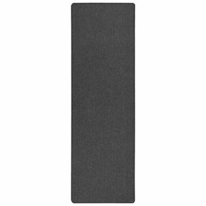 vidaXL Килим пътека Тъмен сив 80 x 500 cm 100% Полипропилен