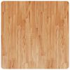 vidaXL Квадратен плот за маса, светлокафяв, 80x80x4 см, дъб масив