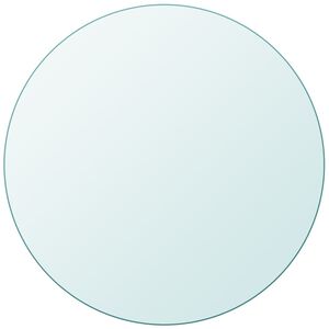 vidaXL Темпериран стъклен плот за кръгла маса, 300 мм
