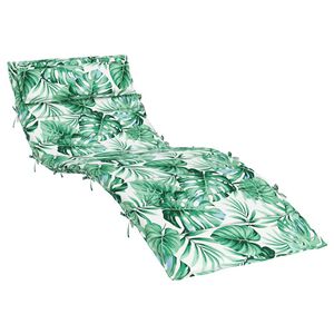 vidaXL Шалте за шезлонг, на листа, 180x60x4 см, Оксфорд плат