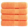 vidaXL Премиум хавлиени кърпи SOLUND 4 бр зелени 100x150см 600 gsm