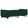 vidaXL Канапе изтеглящо легло и чекмеджета тъмнозелен 90x200 см кадифе