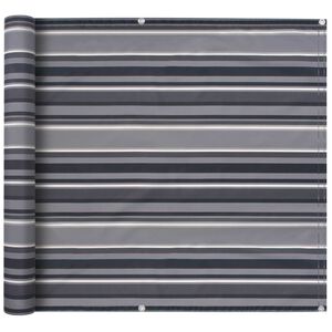vidaXL Открит чадър 400 x 90 см оксфорд Правоъгълна Многоцветно