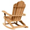 vidaXL Люлеещ се стол Adirondack 2 pcs Кафяво 100 x 77 x 99 см